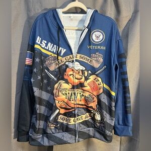 US Navy Veteran Graphic Hoodie